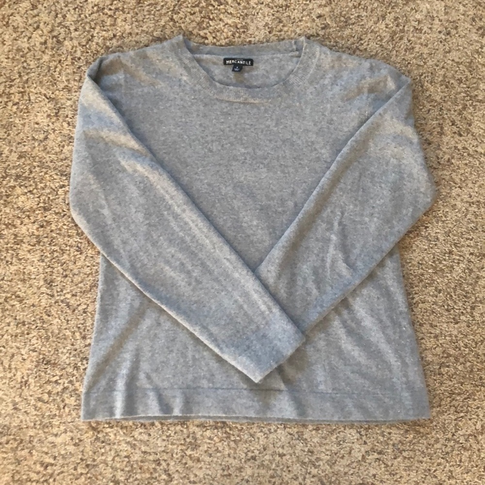 J Crew crewneck grey sweater
